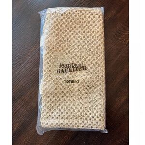 Jean Paul Gaultier Beige Raffia Tote